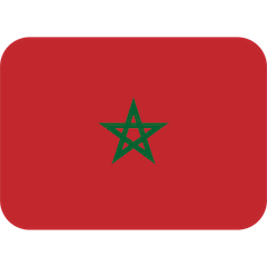 Drapeau du Maroc Émoji Twitter