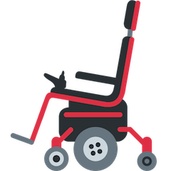 Elektrischer Rollstuhl Emoji Twitter