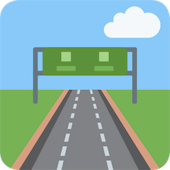 Motorway Emoji on Twitter
