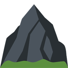 Mountain Emoji on Twitter