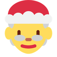 Weihnachtsfrau Emoji Twitter