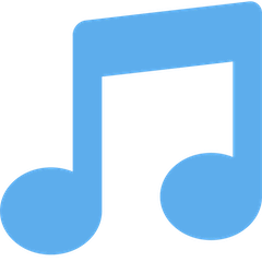 Musical Note Emoji on Twitter
