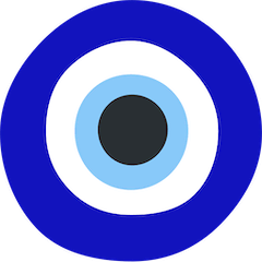 Amuleto de ojo turco Emoji Twitter