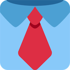 👔 Hemd mit Krawatte Emoji auf Twitter