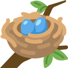🪺 Nest mit Eiern Emoji auf Twitter