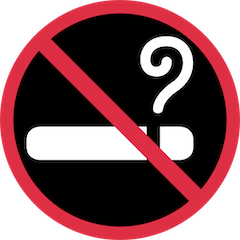 धूम्रपान निषेध का चिह्न on Twitter