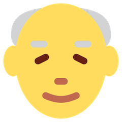 👴 Uomo anziano Emoji su Twitter