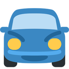 Heranfahrendes Auto Emoji Twitter