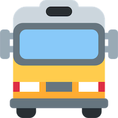 Autobús acercándose Emoji Twitter