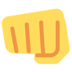 Oncoming Fist Emoji on Twitter