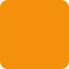Quadrato arancione Emoji Twitter