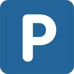 Symbole de parking Émoji Twitter