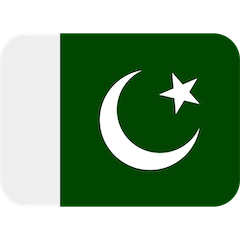 Bandera de Pakistán Emoji Twitter