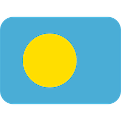 Flagge von Palau on Twitter