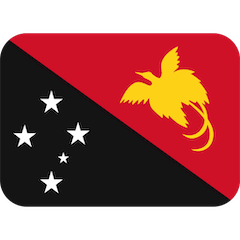 Flagge von Papua-Neuguinea Emoji Twitter