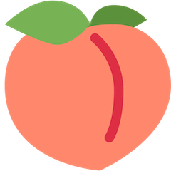 Peach Emoji on Twitter
