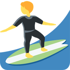 Surfer(in) Emoji Twitter