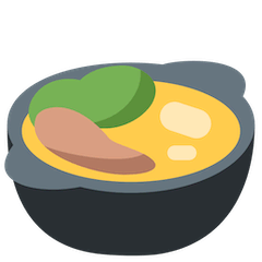 Schale mit Essen Emoji Twitter