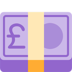 Banconote in sterline Emoji Twitter