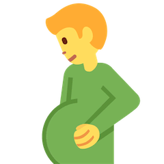 🫃 Schwangerer Mann Emoji auf Twitter