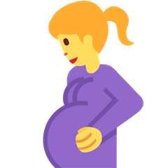 Mujer embarazada Emoji Twitter