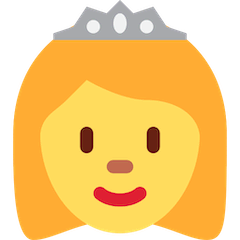 👸 Prinzessin Emoji auf Twitter