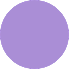 🟣 Cercle violet Émoji sur Twitter