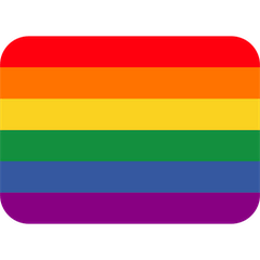 Bandeira arco‑íris Emoji Twitter