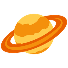 Ringed Planet Emoji on Twitter