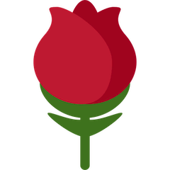 🌹 玫瑰花 表情符号在Twitter上