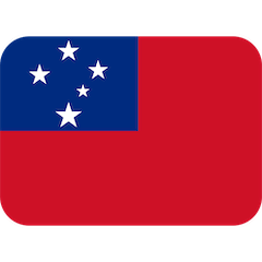 🇼🇸 Bandera de Samoa Emoji en Twitter