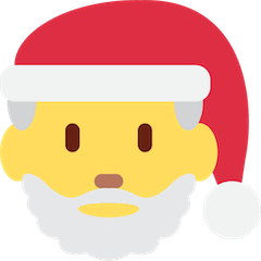 Père Noël Émoji Twitter