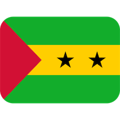 Bandera de Santo Tomé y Príncipe Emoji Twitter
