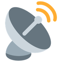 Antenna satellitare Emoji Twitter