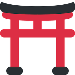 Shinto-Schrein Emoji Twitter