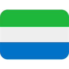 Bandera de Sierra Leona Emoji Twitter