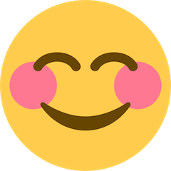 😊 Faccina sorridente che strizza gli occhi Emoji su Twitter