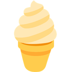Crème glacée Émoji Twitter