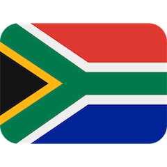 Bandera de Sudáfrica Emoji Twitter