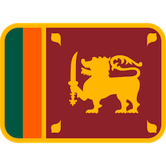 Bandeira do Sri Lanca Emoji Twitter