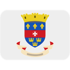 Bandeira de São Bartolomeu Emoji Twitter