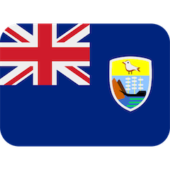 Bandeira de Santa Helena Emoji Twitter