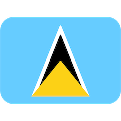 🇱🇨 Bandiera di Santa Lucia Emoji su Twitter