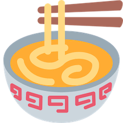Bol de comida caliente Emoji Twitter