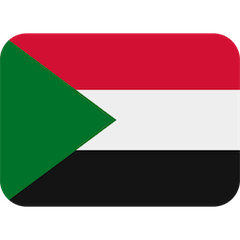 Flagge des Sudan Emoji Twitter