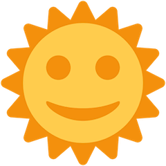 Sonnengesicht Emoji Twitter