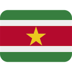 Bandiera del Suriname Emoji Twitter