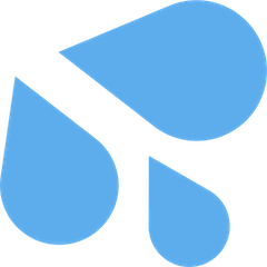 Sweat Droplets Emoji on Twitter