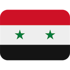 Drapeau de la Syrie Émoji Twitter