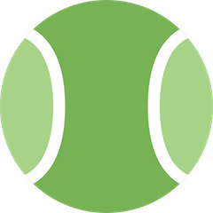Bola de ténis Emoji Twitter